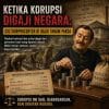 Ilustrasi pejabat kolonial Hindia Belanda menghitung tumpukan uang hasil cultuurprocenten, sementara petani Jawa bekerja dalam sistem Tanam Paksa (Cultuurstelsel). Thumbnail ini menggambarkan praktik persenan resmi bagi pejabat kolonial yang memperoleh keuntungan dari hasil setoran tanaman rakyat, simbol korupsi legal pada masa kolonial Belanda di Indonesia (ardiholmes.id).